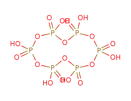Molecular Structure of 18694-07-0 (Metaphosphoric acid (H6P6O18))