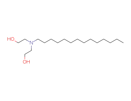 Molecular Structure of 18924-66-8 (2,2'-(tetradecylimino)bisethanol)