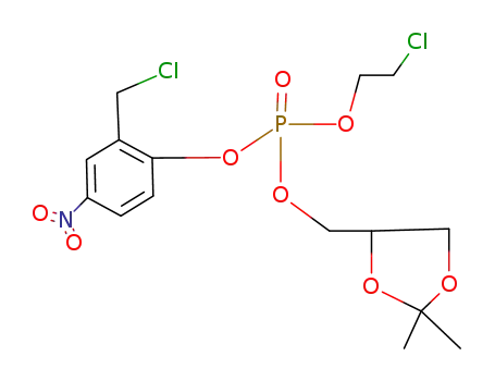 Phosphoric acid 2-chloro-ethyl ester 2-chloromethyl-4-nitro-phenyl ester (S)-2,2-dimethyl-[1,3]dioxolan-4-ylmethyl ester