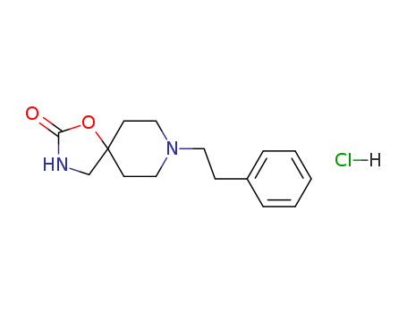 1-Oxa-3,8-diazaspiro[4.5]decan-2-one,8-(2-phenylethyl)-, hydrochloride (1:1)