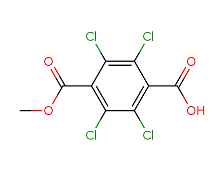 Molecular Structure of 887-54-7 (CHLORTHAL MONOMETHYL ESTER)