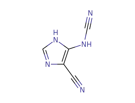 Molecular Structure of 85029-13-6 (4-cyano-5-(cyanoamino)imidazole)