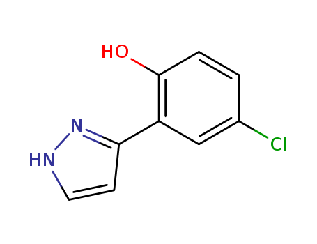 Phenol,4-chloro-2-(1H-pyrazol-3-yl)-(18704-67-1)