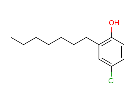 Phenol,4-chloro-2-heptyl-