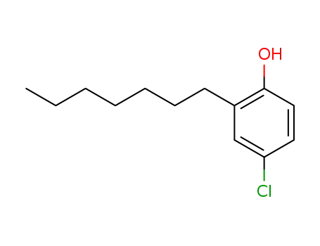 Molecular Structure of 18979-96-9 (4-chloro-2-heptylphenol)
