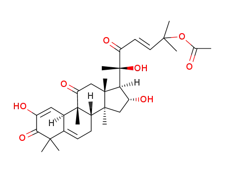 Molecular Structure of 18444-66-1 (Cucurbitacin E)