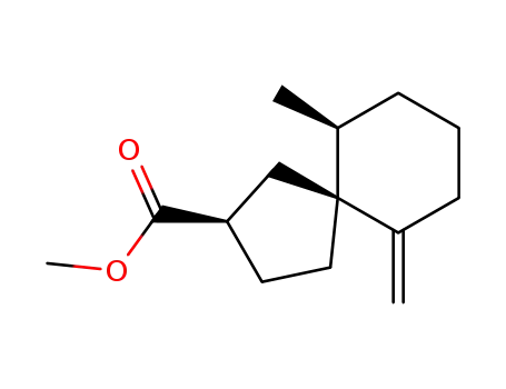 Spiro[4.5]decane-2-carboxylic acid, 6-methyl-10-methylene-, methyl
ester, (2R,5S,6S)-
