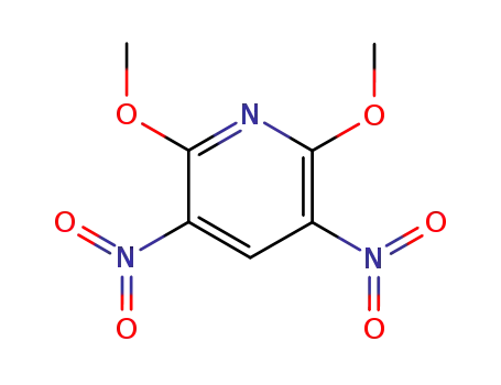 Molecular Structure of 18677-42-4 (2,6-Dimethoxy-3,5-dinitropyridine)