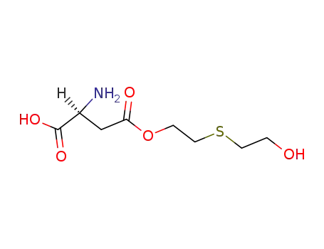Molecular Structure of 186534-36-1 (Asparic acid 2-hydroxyethylthioethyl ester)