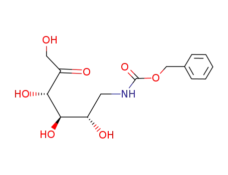 Molecular Structure of 75016-28-3 (((2S,3R,4S)-2,3,4,6-Tetrahydroxy-5-oxo-hexyl)-carbamic acid benzyl ester)