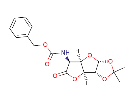 5-Benzyloxycarbonylamino-5-desoxy-1,2-O-isopropyliden-α-D-glucofuranurono-6,3-lacton