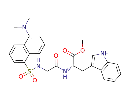 methyl 2-(2-(5-(N,N-dimethylamino)naphthalene-1-sulfonamido)acetamido)-3-(1H-indol-3-yl)propanoate
