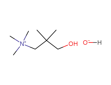Trimethyl-<3-hydroxy-2.2-dimethyl-propyl>-ammoniumhydroxyd