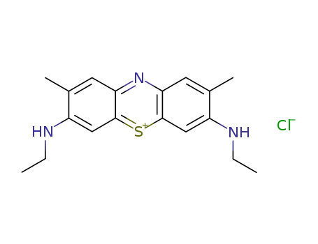 Molecular Structure of 1934-16-3 (BASIC BLUE 24)