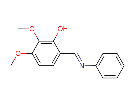 Molecular Structure of 27895-69-8 (2-Hydroxy-3.4-dimethoxy-benzaldehyd-phenylimin)