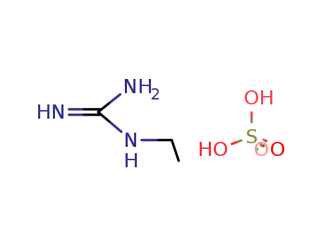 Molecular Structure of 50693-82-8 (Guanidine, ethyl-, sulfate (1:1))