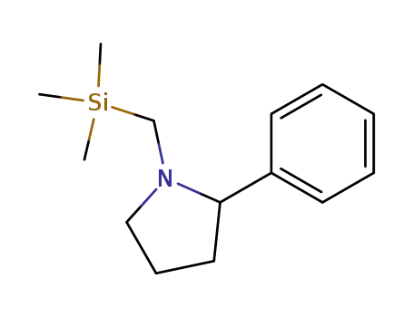2-Phenyl-1-<(trimethylsilyl)methyl>pyrrolidine