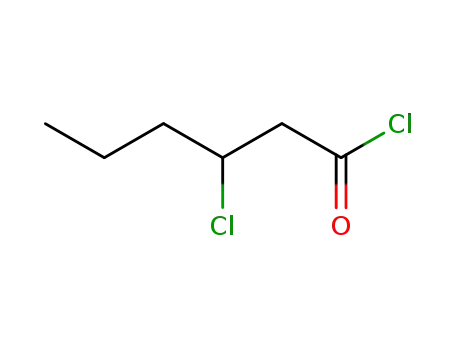 Hexanoyl chloride, 3-chloro-