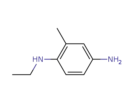 Molecular Structure of 6387-29-7 (1,4-Benzenediamine,N1-ethyl-2-methyl-(9CI))