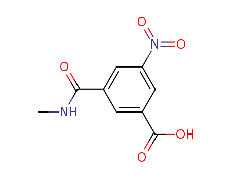 Molecular Structure of 1954-97-8 (5-NITRO-ISOPHTHALIC ACID MONOMETHYL AMIDE)