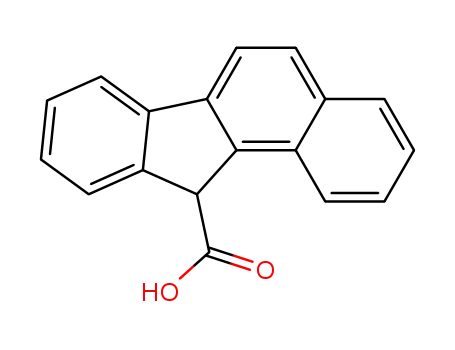 Molecular Structure of 109695-76-3 (11<i>H</i>-benzo[<i>a</i>]fluorene-11-carboxylic acid)