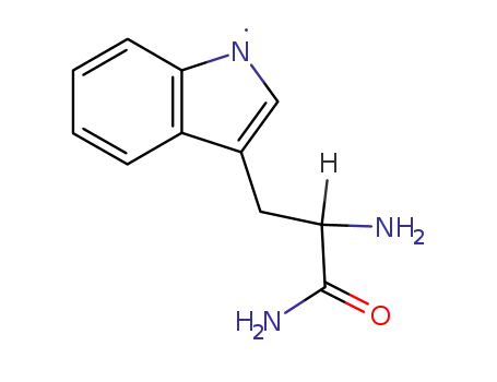 Molecular Structure of 100927-21-7 (DL-tryptophanamide radical)