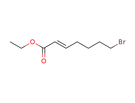 2-Heptenoic acid, 7-bromo-, ethyl ester, (E)-