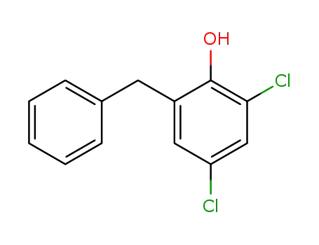 Molecular Structure of 19578-81-5 (6-benzyl-2,4-dichlorophenol)