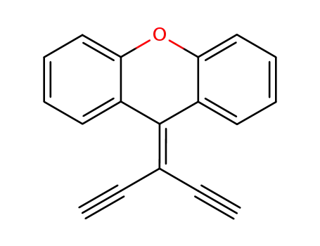 Molecular Structure of 681164-23-8 (9H-Xanthene, 9-(1-ethynyl-2-propynylidene)-)