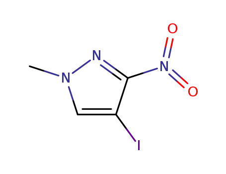 Molecular Structure of 75092-34-1 (4-iodo-1-methyl-3-nitro-1H-pyrazole)