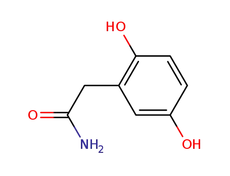 Molecular Structure of 5663-54-7 (2,6-dihydroxyenzeneacetamide)