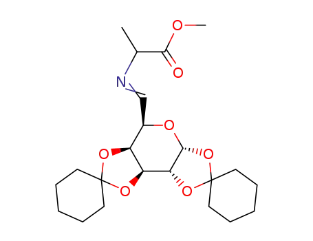 N-(6-Deoxy-1,2;3,4-di-O-cyclohexyliden-α-D-galactopyranosyliden)alanin-methylester