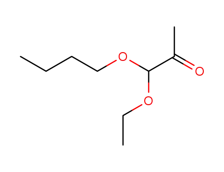 Molecular Structure of 94772-77-7 (2-Propanone, 1-butoxy-1-ethoxy-)