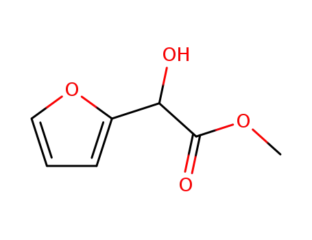 Molecular Structure of 19377-70-9 (methyl alpha-hydroxyfuran-2-acetate)