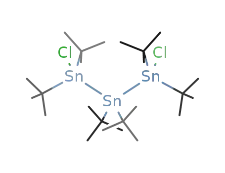 1,3-dichloro-1,1,2,2,3,3-hexa-tert-butyltristannane