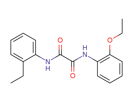 Molecular Structure of 23949-66-8 (N-(2-Ethoxyphenyl)-N'-(4-ethylphenyl)-ethlyene diamide)