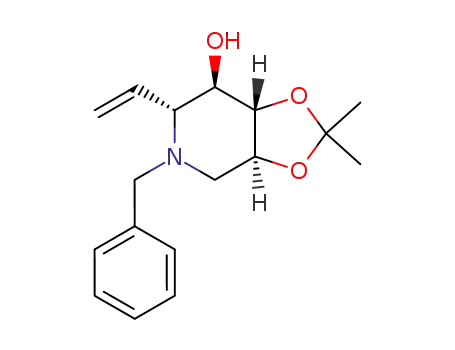 (3aS,6R,7R,7aS)-5-Benzyl-2,2-dimethyl-6-vinyl-hexahydro-[1,3]dioxolo[4,5-c]pyridin-7-ol