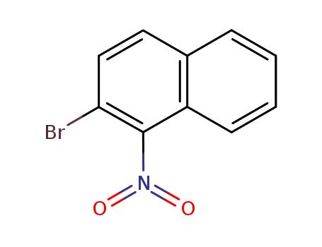 Molecular Structure of 4185-62-0 (Naphthalene, 2-bromo-1-nitro-)