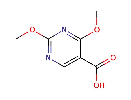 Molecular Structure of 110821-07-3 (2,4-DIMETHOXY-5-PYRIMIDINECARBOXYLIC ACID)