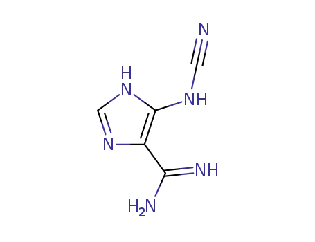 Molecular Structure of 85029-14-7 (4-amidino-5-(cyanamino)imidazole)