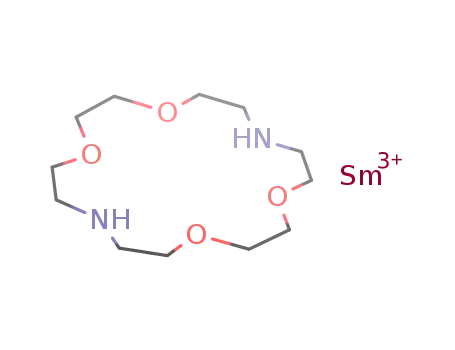 Molecular Structure of 128703-71-9 (Sm<sup>(3+)</sup>*C<sub>12</sub>H<sub>26</sub>O<sub>4</sub>N<sub>2</sub>={Sm(C<sub>12</sub>H<sub>26</sub>O<sub>4</sub>N<sub>2</sub>)}<sup>(3+)</sup>)