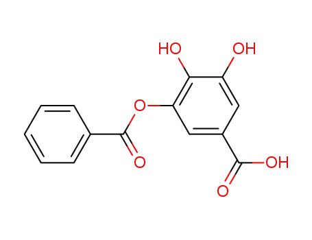 3-benzoyloxy-4,5-dihydroxy-benzoic acid