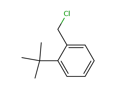 Molecular Structure of 56240-38-1 (1-(chloromethyl)-2-tert-butyl-benzene)