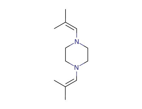 Piperazine,1,4-bis(2-methyl-1-propen-1-yl)- cas  19244-91-8