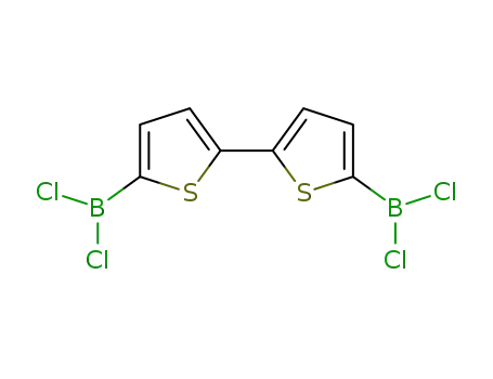 Molecular Structure of 1412912-74-3 (5,5′-bis(dichloroboryl)-2,2′-bithiophene)