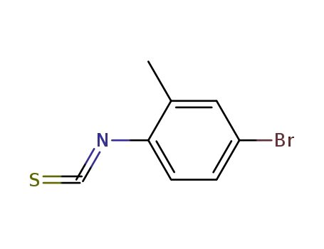 Molecular Structure of 19241-38-4 (4-BROMO-2-METHYLPHENYL ISOTHIOCYANATE)