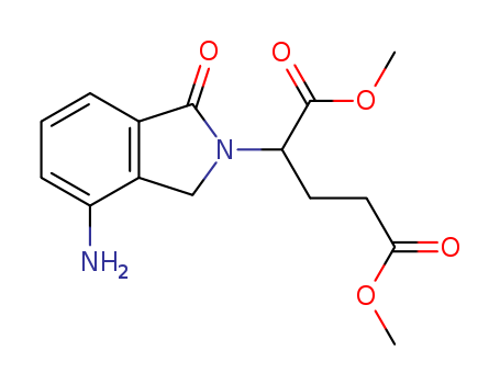 dimethyl 2-(4-amino-2,3-dihydro-1-oxo-1H-isoindol-2-yl)glutarate