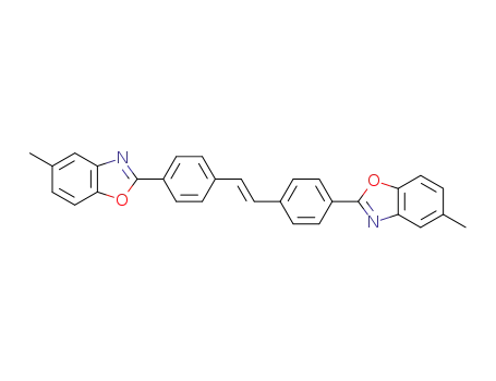 Molecular Structure of 2397-00-4 (4,4'-Bis(5-methyl-2-benzoxazolyl)stilbene)