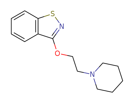 3-[2-(PIPERIDIN-1-YL)ETHOXY]-1,2-BENZISOTHIAZOLE