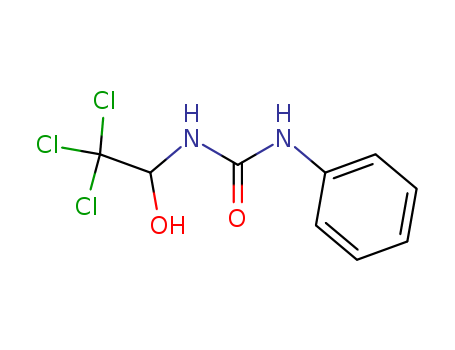 Urea,N-phenyl-N'-(2,2,2-trichloro-1-hydroxyethyl)- cas  19177-72-1